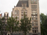 An Art Nouveau influenced building in Amsterdam, Netherlands photo