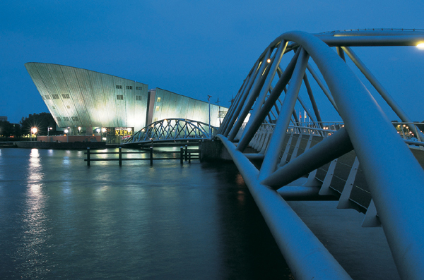 Bridge to Nemo Museum, Amsterdam, North Holland, Netherlands Photo
