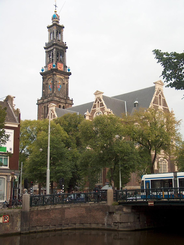 The Spire of the Westerkerk in Amsterdam, Netherlands Photo
